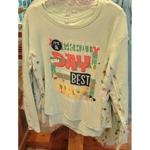 Disney Parks Disneyland It's A Great Day... Play in the  Park L/S  T-Shirt XXL N